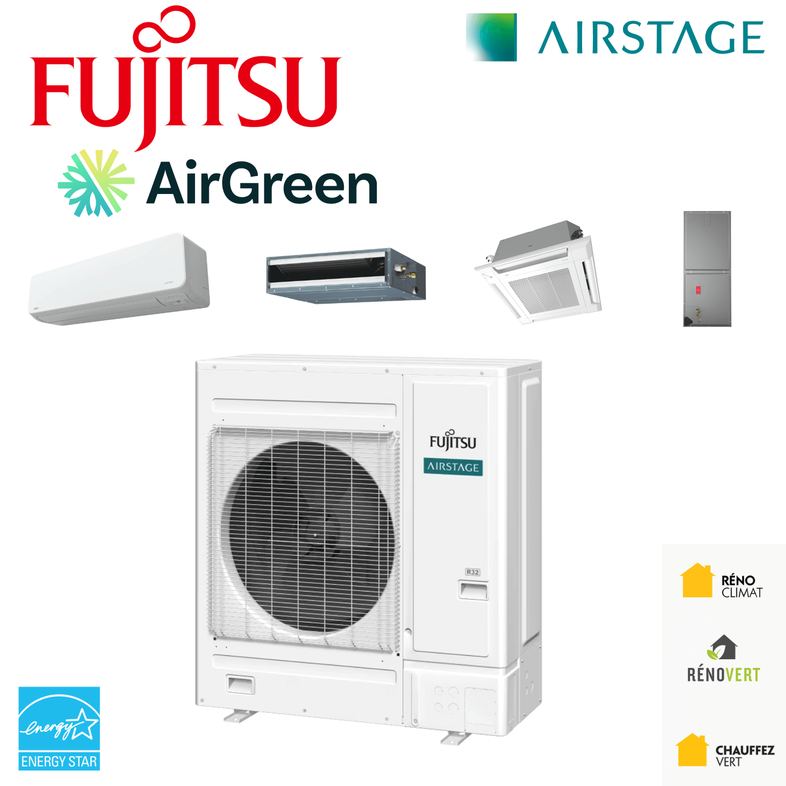 Système VRF FUJITSU | Montréal, Laval, Montérégie