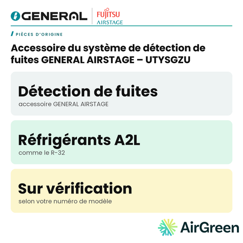 Accessoire du système de détection de fuites GENERAL AIRSTAGE – UTYSGZU – carte principale | Montréal, Laval, Longueuil, Rive-Sud, Rive-Nord