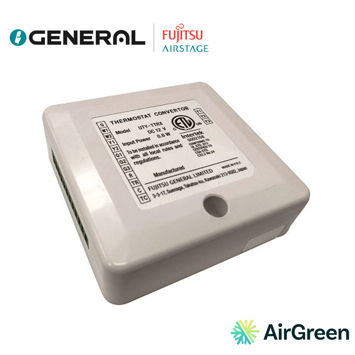 Adaptateur de thermostat 24 V GENERAL AIRSTAGE UTY-TTRXZ1 – carte principale | Montréal, Laval, Longueuil, Rive-Sud, Rive-Nord
