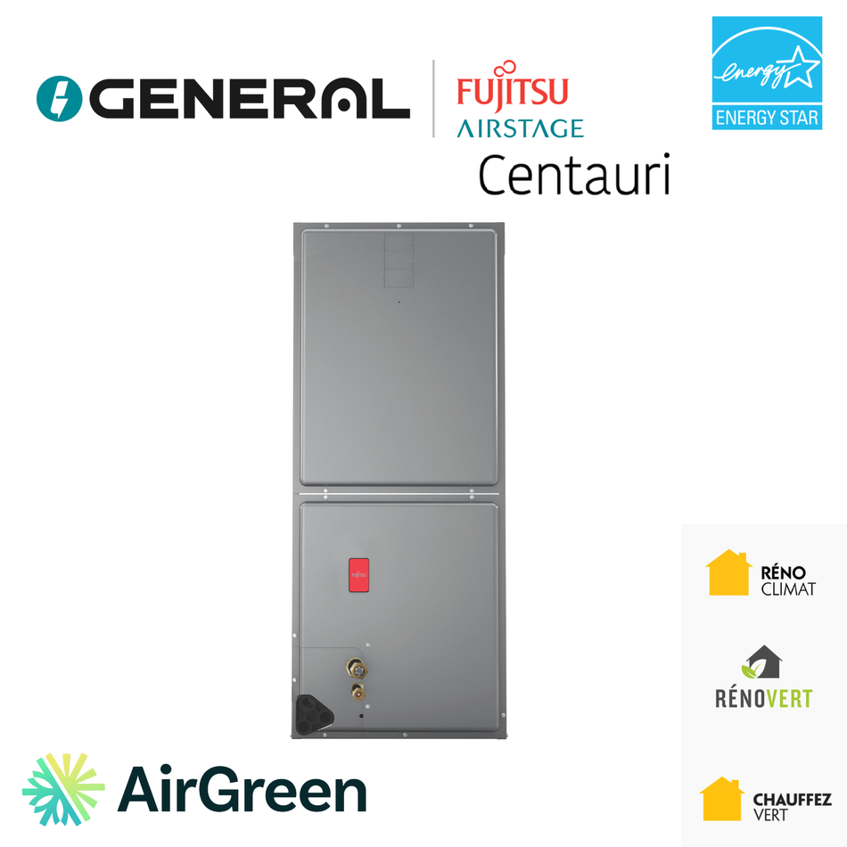Fournaise électrique GENERAL AIRSTAGE Centauri 18 000 BTU – carte principale | Montréal, Laval, Longueuil, Rive-Sud, Rive-Nord