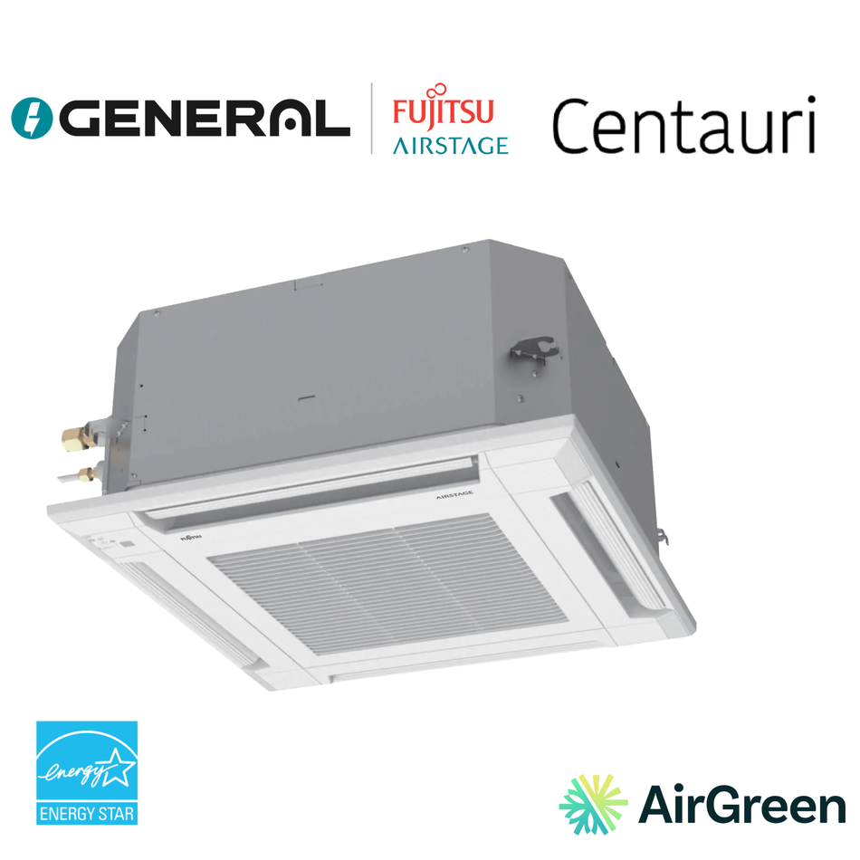Thermopompe cassette de plafond GENERAL AIRSTAGE Centauri 18 000 BTU – carte principale | Montréal, Laval, Longueuil, Rive-Sud, Rive-Nord