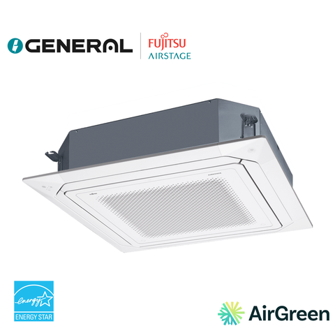 Thermopompe cassette de plafond GENERAL AIRSTAGE LUAS 9 000 BTU – carte principale | Montréal, Laval, Longueuil, Rive-Sud, Rive-Nord