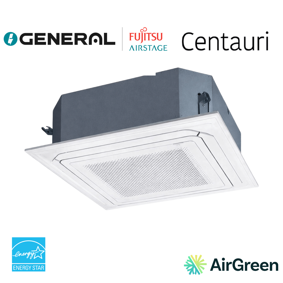 Thermopompe cassette de plafond grand format GENERAL AIRSTAGE Centauri 30 000 BTU – carte principale | Montréal, Laval, Longueuil, Rive-Sud, Rive-Nord