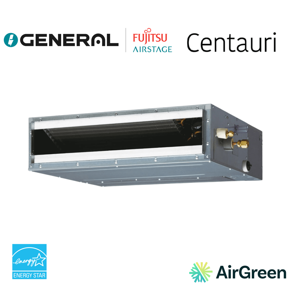 Thermopompe gainable GENERAL AIRSTAGE Centauri 18 000 BTU – carte principale | Montréal, Laval, Longueuil, Rive-Sud, Rive-Nord