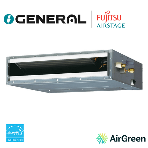 Thermopompe gainable mince GENERAL AIRSTAGE LUAS1 9 000 BTU – carte principale | Montréal, Laval, Longueuil, Rive-Sud, Rive-Nord