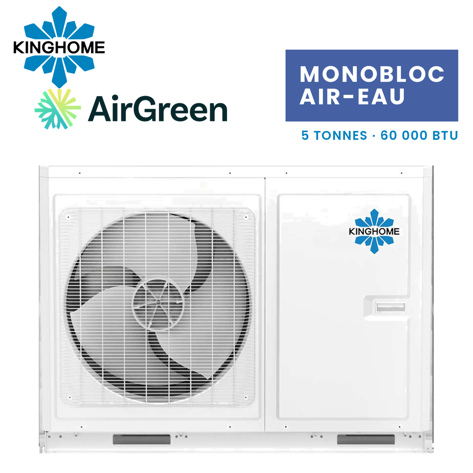 Thermopompe monobloc air-eau Kinghome 5 tonnes – photo principale – Montréal, Laval, Longueuil