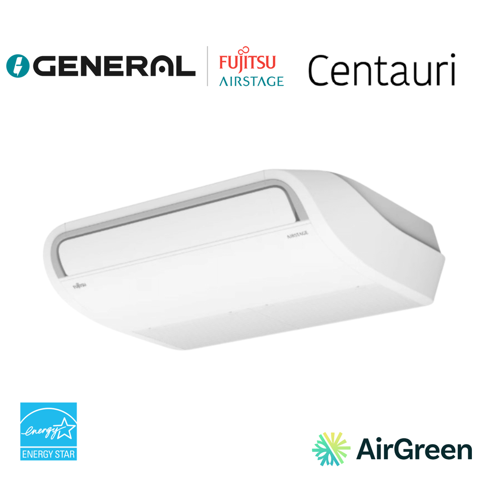 Thermopompe suspendue au plafond GENERAL AIRSTAGE Centauri 18 000 BTU – carte principale | Montréal, Laval, Longueuil, Rive-Sud, Rive-Nord