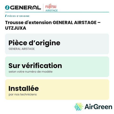 Trousse d'extension GENERAL AIRSTAGE – UTZJUXA – carte principale | Montréal, Laval, Longueuil, Rive-Sud, Rive-Nord