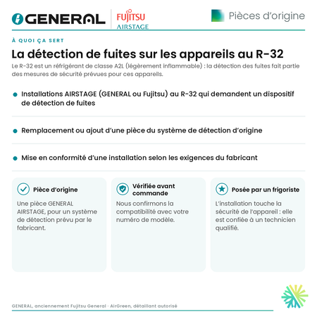 Accessoire du système de détection de fuites GENERAL AIRSTAGE – UTYSGZU – à quoi ça sert | Montréal, Laval, Longueuil, Rive-Sud, Rive-Nord