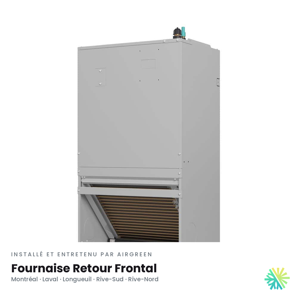 Fournaise Électrique Retour Frontal DURASTAR Sirius Heat | 2.5 Tonnes - 30000 BTU - R454B — le confort à l’année | AirGreen