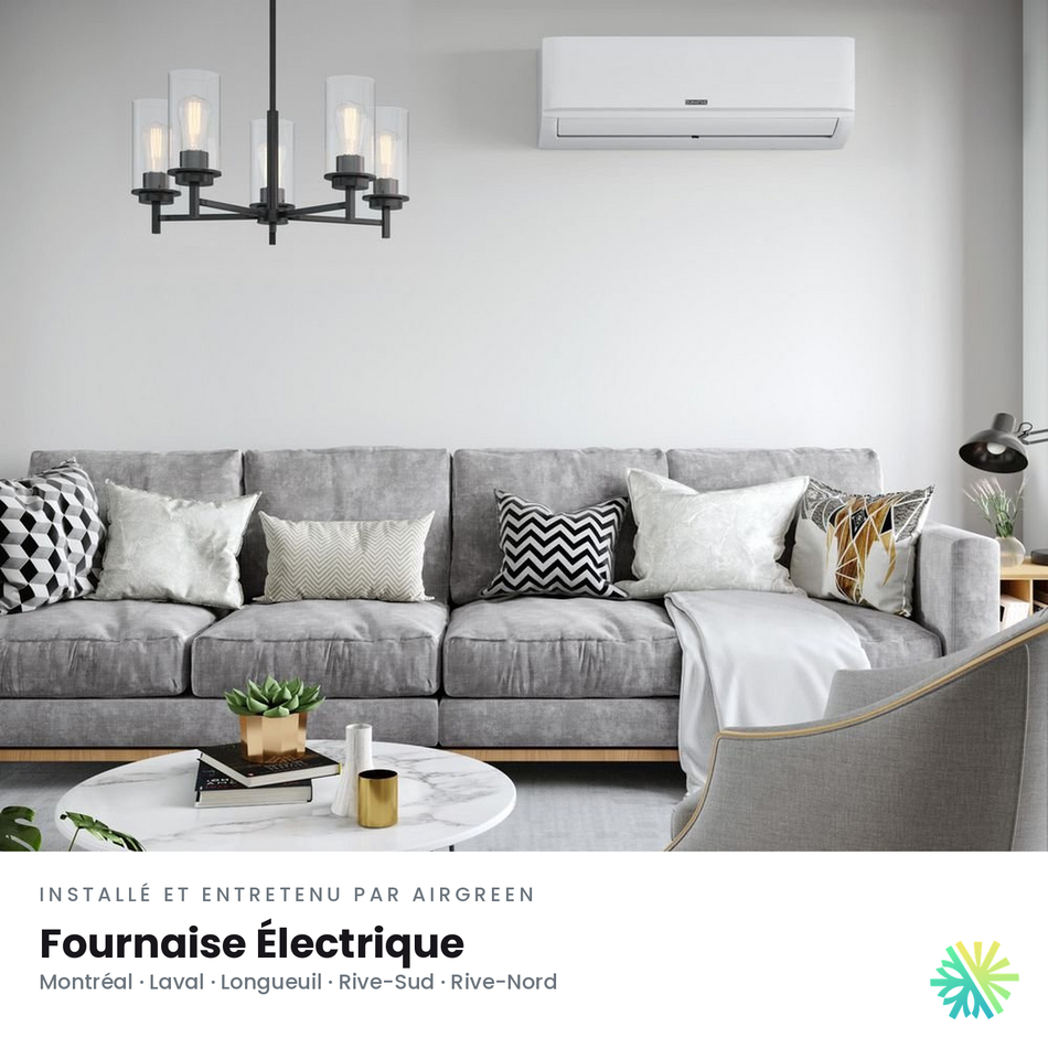 Fournaise Électrique DURASTAR Core | 3.5 Tonnes - 42000 BTU - R454B — le confort à l’année | AirGreen