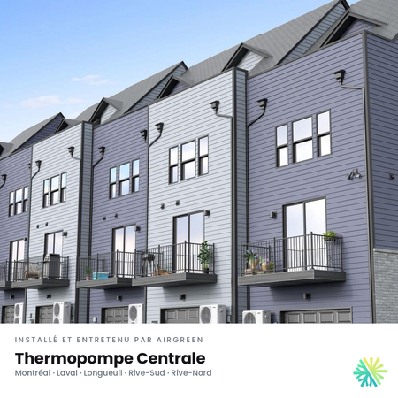 Thermopompe Centrale DURASTAR Sirius Heat Haute Efficacité | 4 Tonnes - 48000 BTU - R454B — le confort à l’année | AirGreen