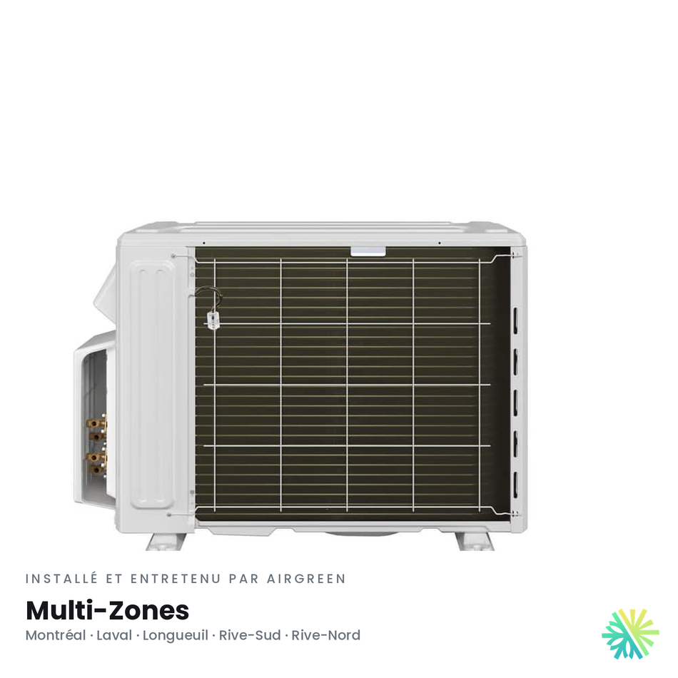 Thermopompe 3-Zones DURASTAR Standard | 55000 BTU - R410A — le confort à l’année | AirGreen