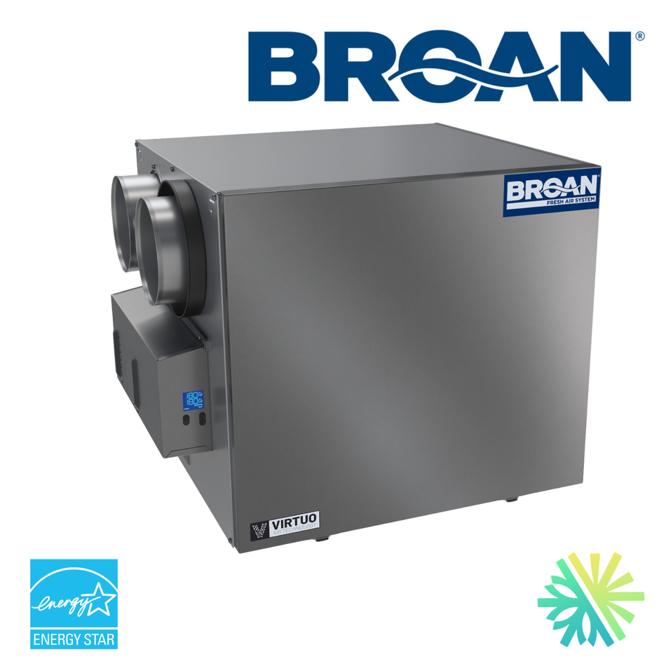 Échangeur d'Air Broan-NuTone HRV V160H75RS | Montréal, Laval, Longueuil, Rive Sud et Rive Nord