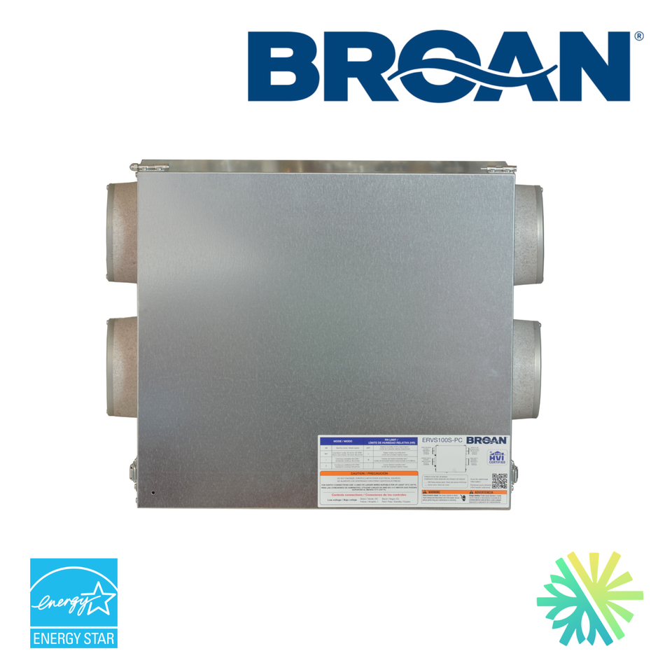 Broan ERV ERVS100S-PC Air Exchanger | Montreal, Laval, Longueuil, South Shore and North Shore