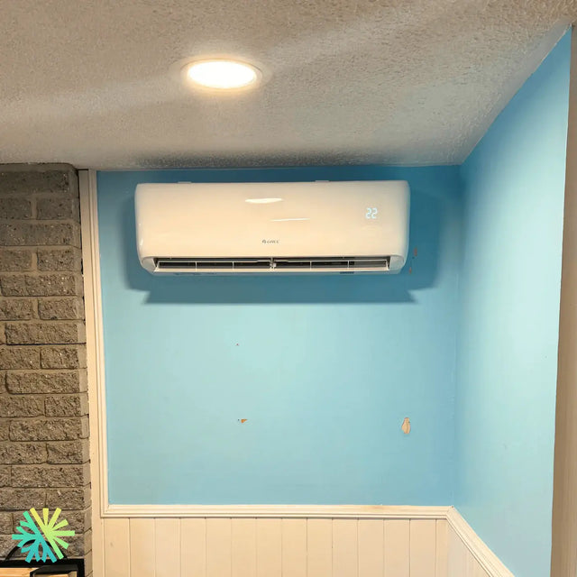 Installation of a Gree Charmo 19 heat pump in Saint-Bruno, South Shore