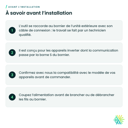 À savoir avant l’installation – Doctor Smart outil de diagnostic Élios – 17222000A55927