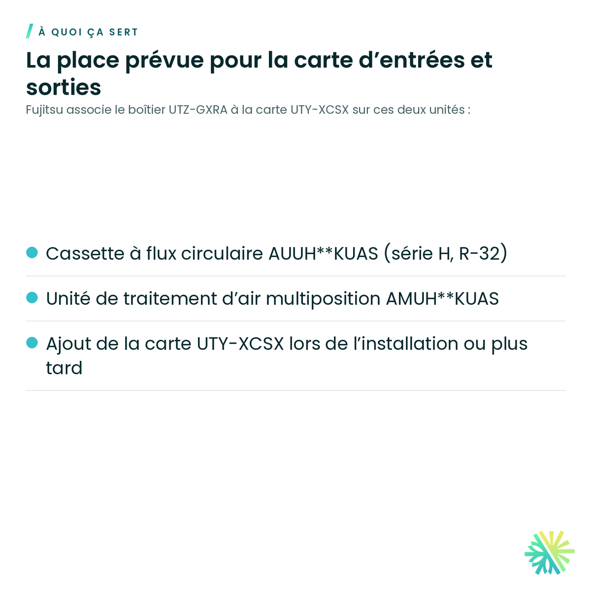 À quoi ça sert – Boîtier pour carte d’entrées/sorties externes Fujitsu UTZ-GXRA