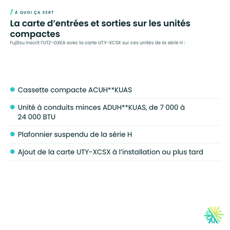 À quoi ça sert – Boîtier pour carte d’entrées/sorties externes Fujitsu UTZ-GXEA