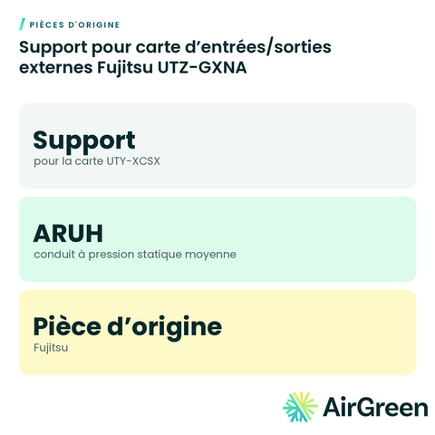 Support pour carte d’entrées/sorties externes Fujitsu UTZ-GXNA