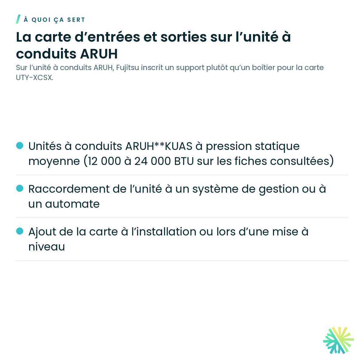 À quoi ça sert – Support pour carte d’entrées/sorties externes Fujitsu UTZ-GXNA