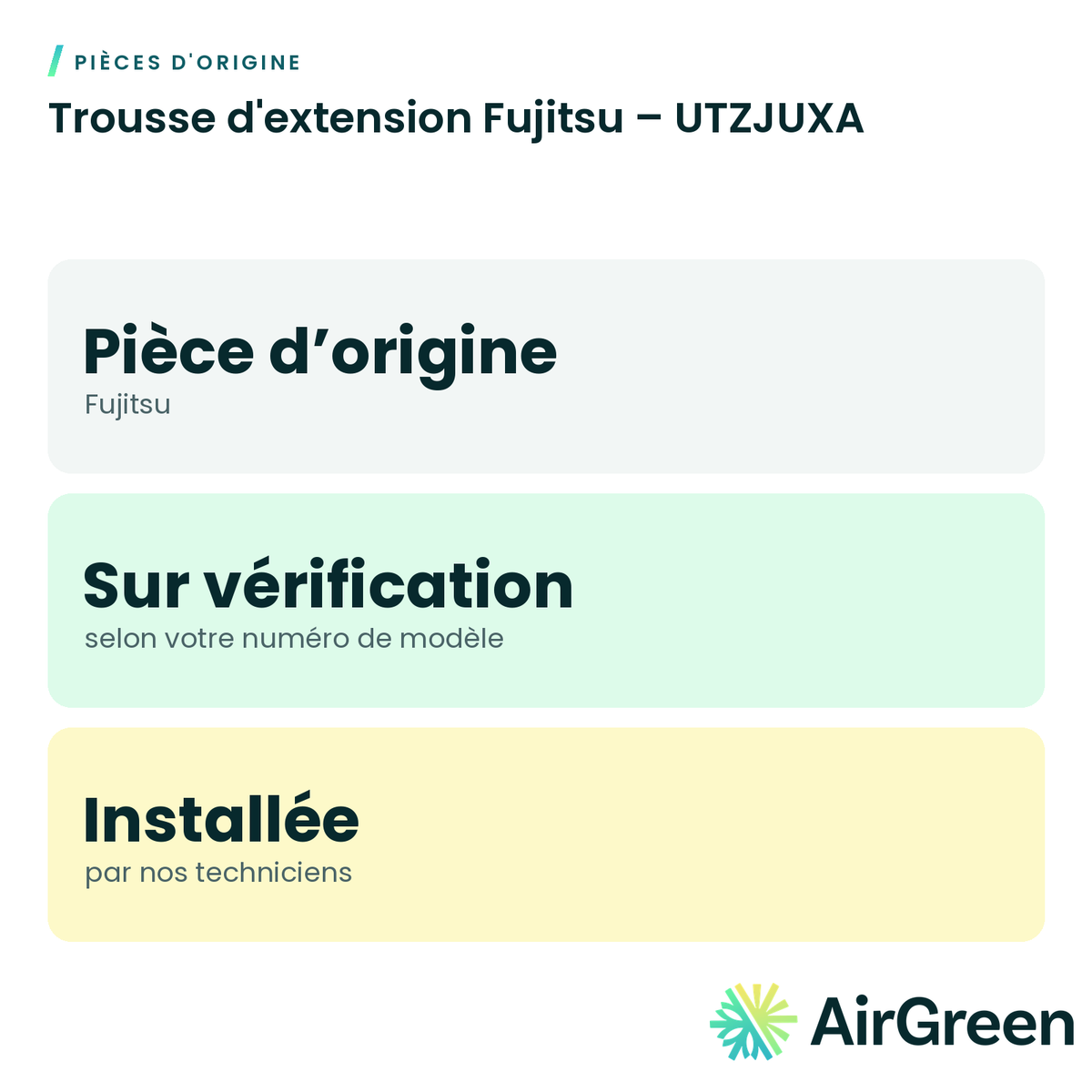 Trousse d'extension Fujitsu – UTZJUXA