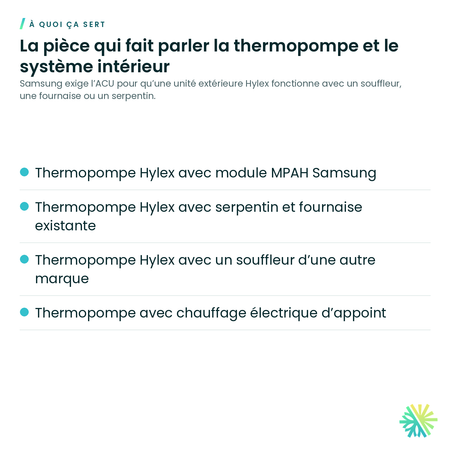 À quoi ça sert – Module de contrôle ACU Samsung Hylex MXD-U001XN