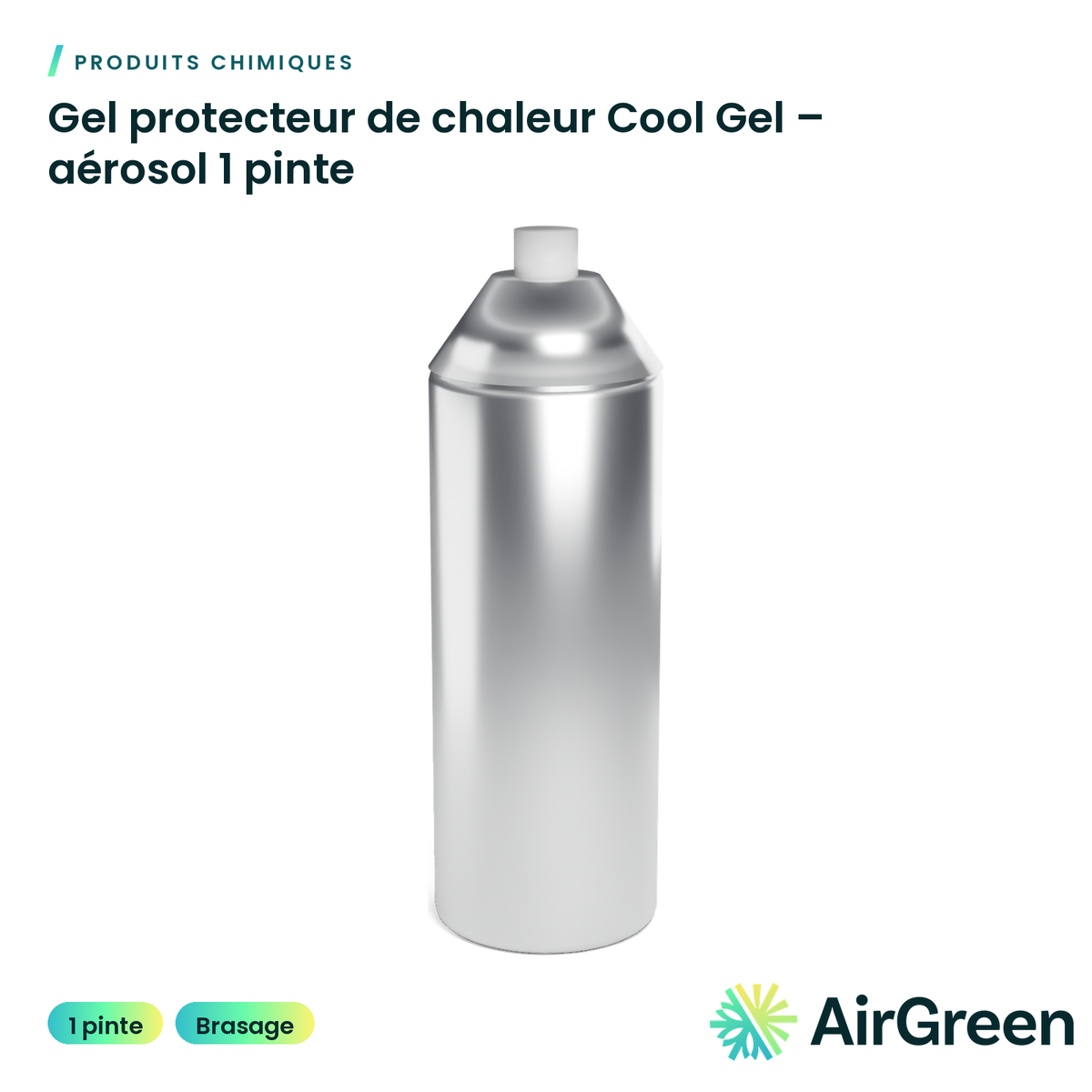 Gel protecteur de chaleur Cool Gel – aérosol 1 pinte