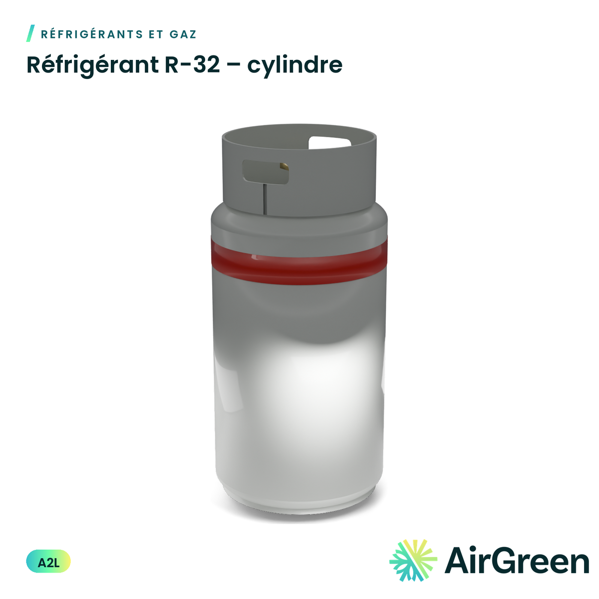 Réfrigérant R-32 – cylindre