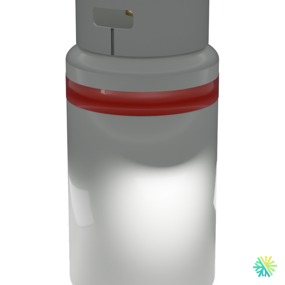 Vue de détail – Réfrigérant R-32 – cylindre