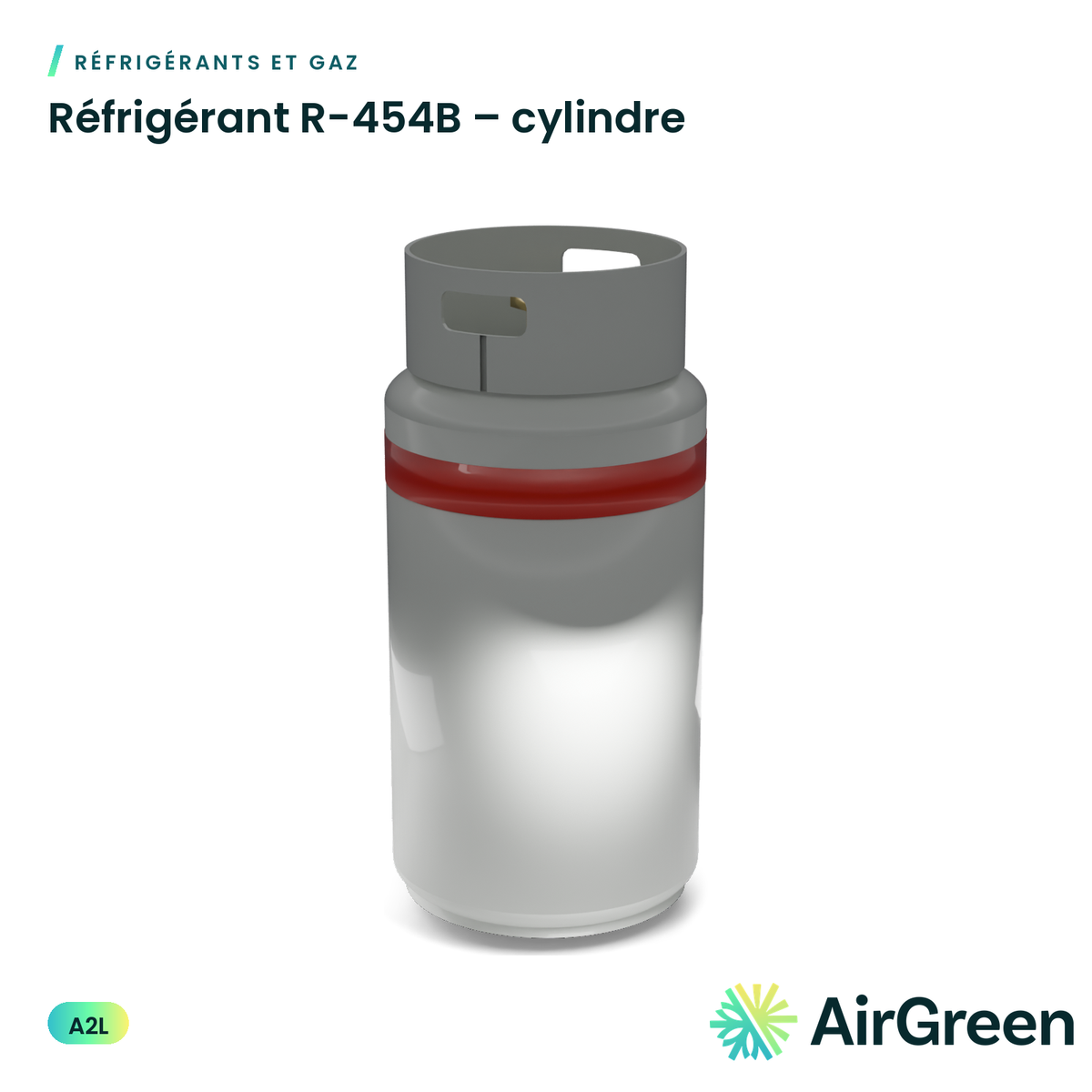 Réfrigérant R-454B – cylindre