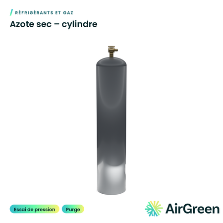Azote sec – cylindre