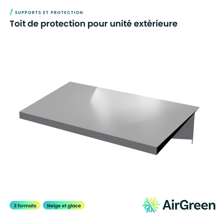 Toit de protection pour unité extérieure de thermopompe