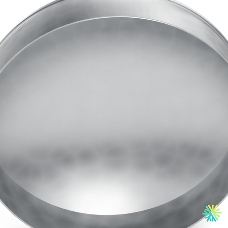 Vue de détail – Bouchon rond galvanisé