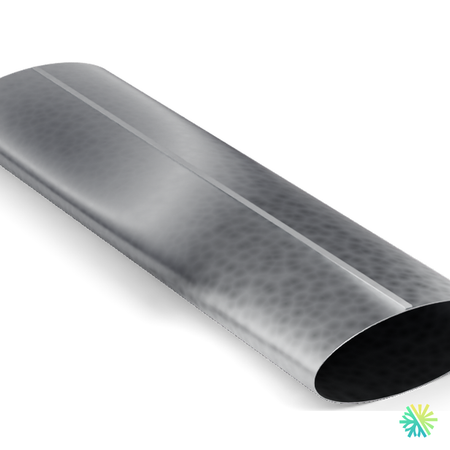 Vue de détail – Conduit ovale galvanisé – longueur de 60 po