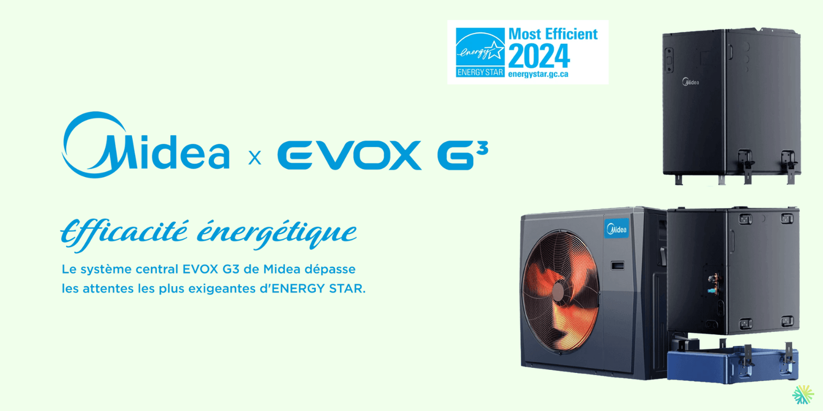 Midea Evox G3 Energy-Efficient Central System with ENERGY STAR 2024 Certification