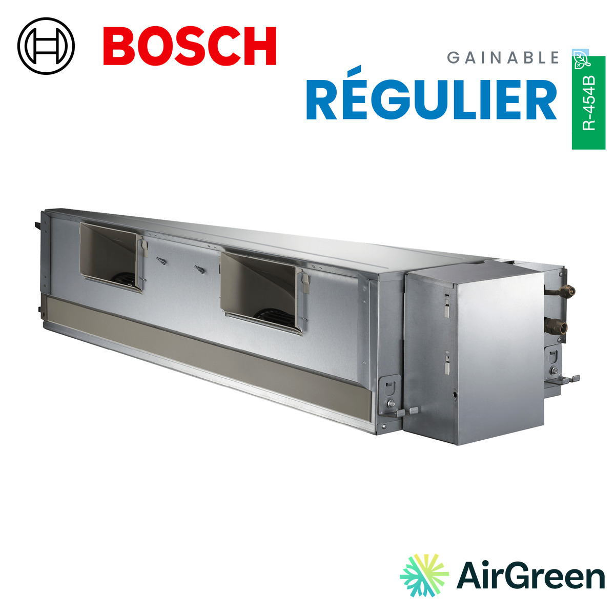 Thermopompe gainable Bosch Climate 5000 Régulier commercial, R-454B