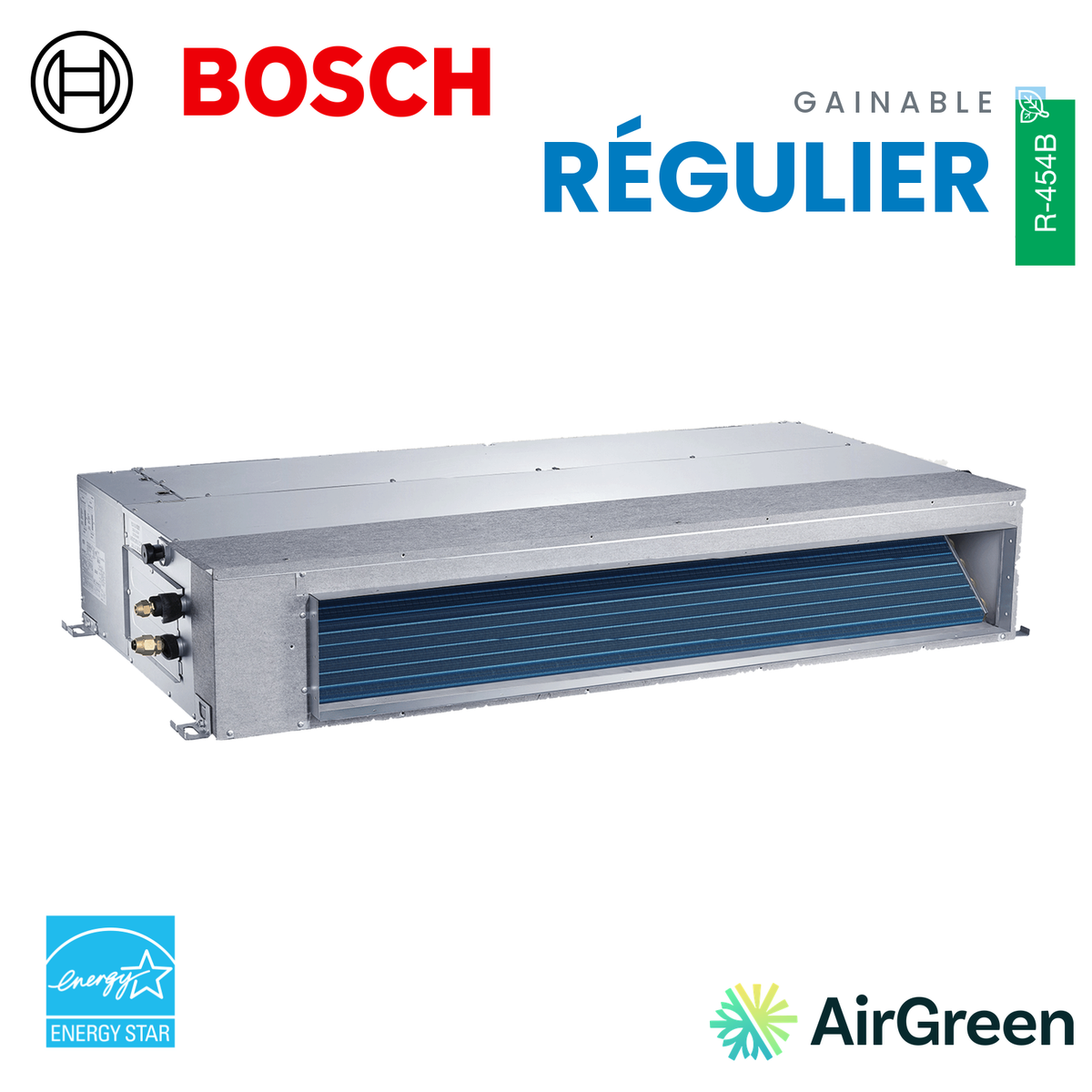 Thermopompe gainable Bosch Climate 5000 Régulier résidentiel, R-454B