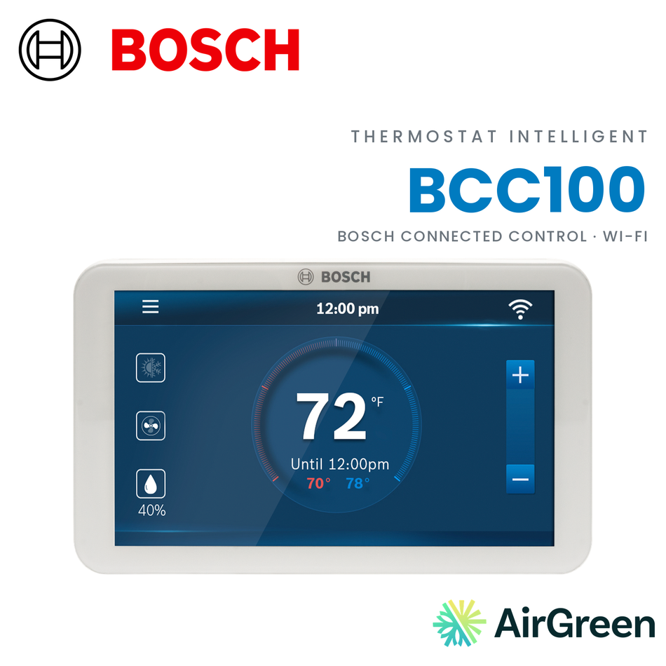 Thermostat intelligent Bosch BCC100, vue principale