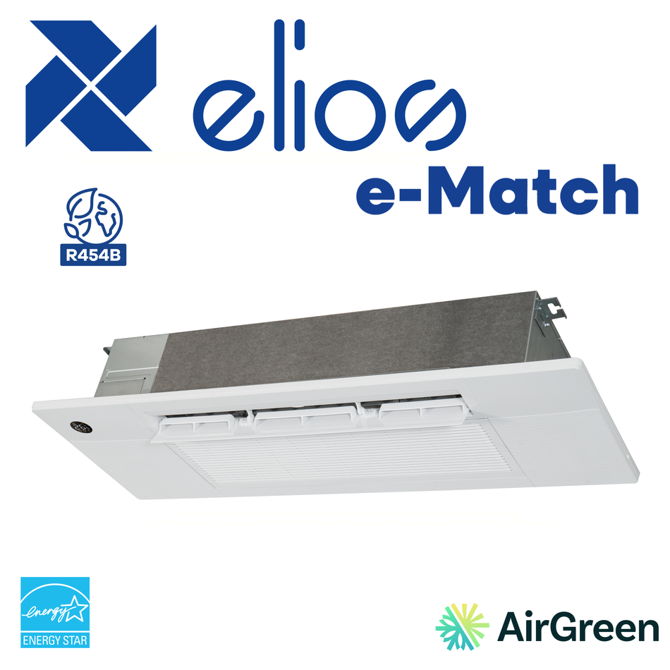 Cassette 1 Voie ELIOS | 12 000 BTU R454B | Installation Grand Montréal