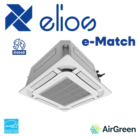 Cassette 4 Voies ELIOS | 12 000 BTU R454B | Installation Grand Montréal by AirGreen