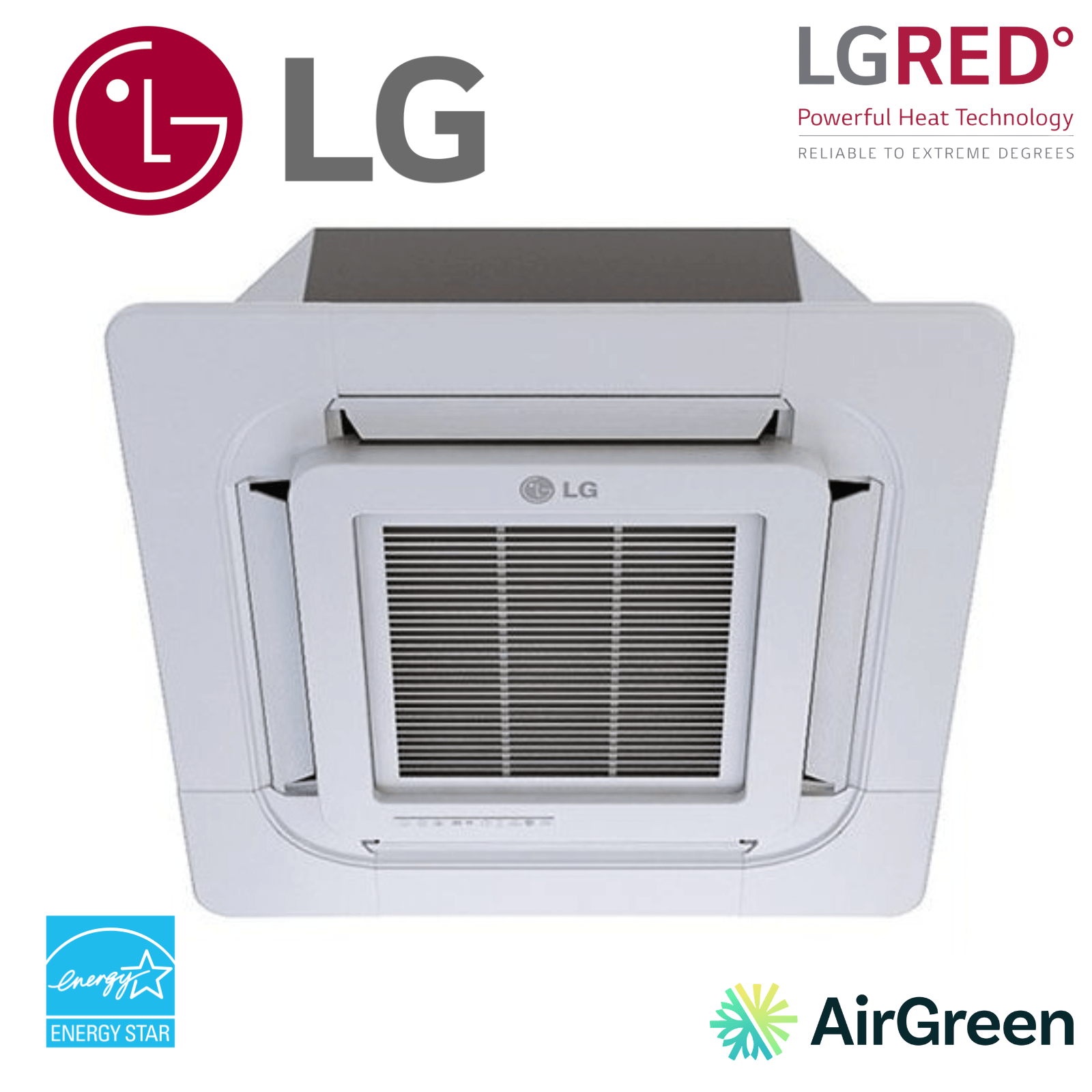 LG: LGRED 3X3 Cassette Type Ceiling Mounted | 30,000 BTU – AirGreen ...
