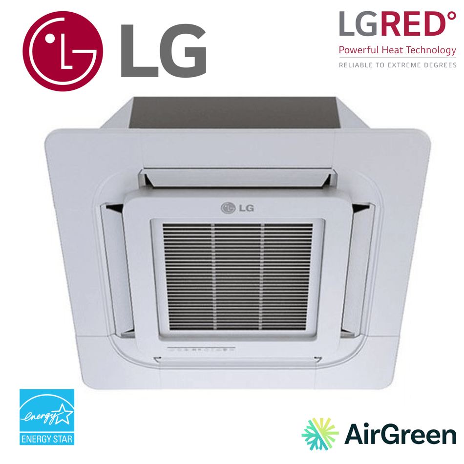 LG: LGRED 3X3 Cassette Type Ceiling Mounted | 30,000 BTU