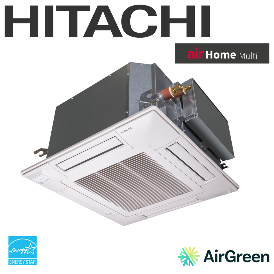 HITACHI | Mini Ceiling Cassette - Heat Pump | 9000 BTU