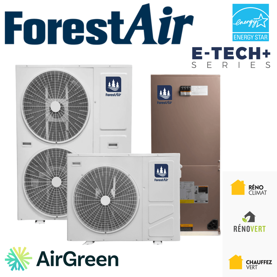 Fournaise Électrique FORESTAIR E-TECH+| 4 Tonnes - 48 000 BTU