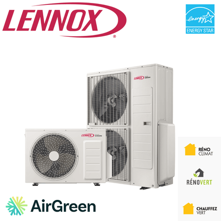 Thermopompe Centrale LENNOX MMLD | 36000 BTU, système de chauffage et climatisation écoénergétique par AirGreen