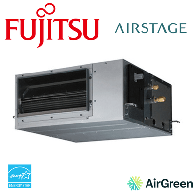 Thermopompe gainable Fujitsu RGLX, installation AirGreen à Montréal et Laval