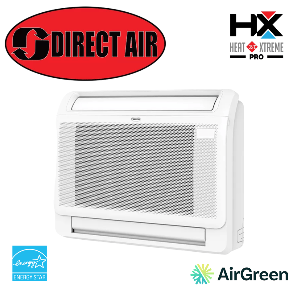 DIRECT AIR : Console de Plancher Heat Xtreme Pro (-35 °C) R410a | 12 000 BTU