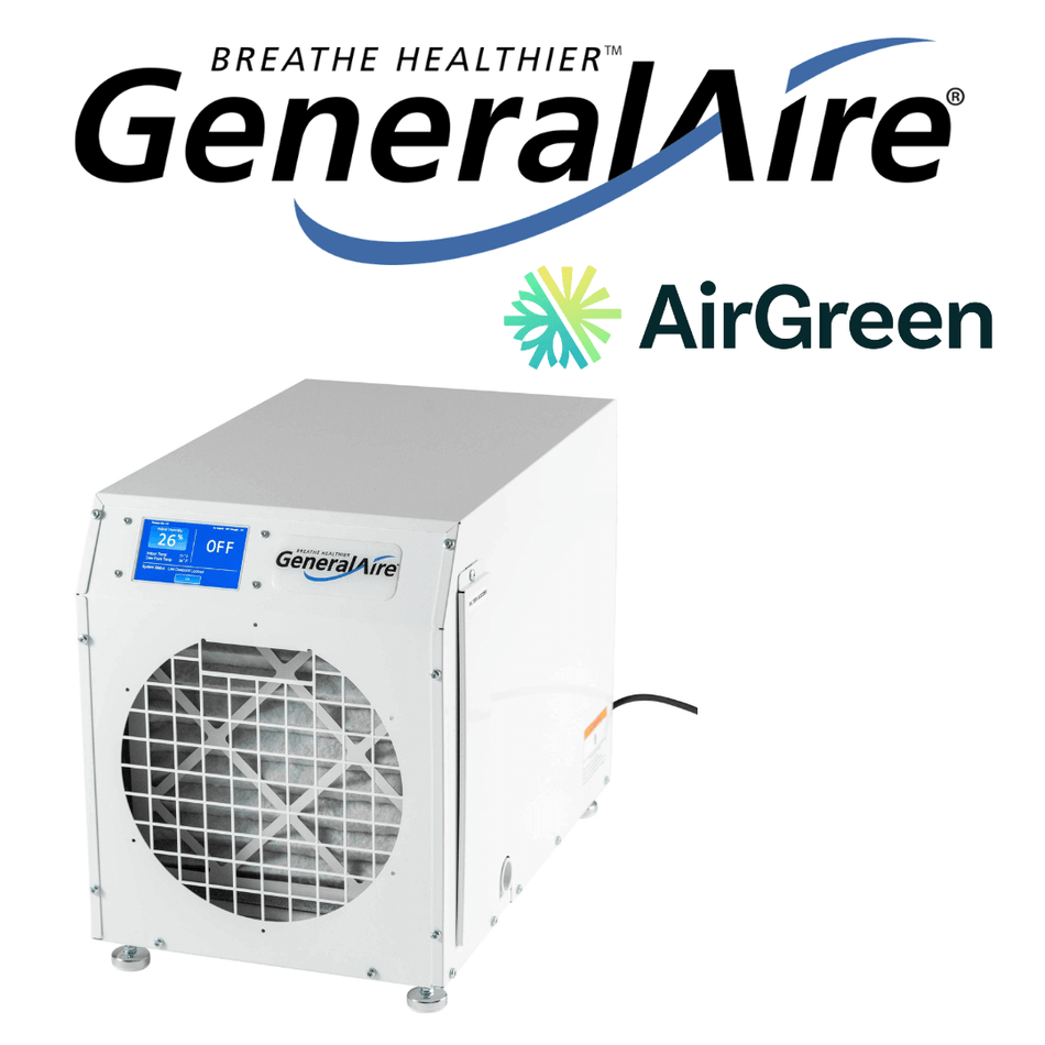 GeneralAire GF-DH100 Dehumidifier | Installation in Montreal, Laval, Longueuil, South Shore and North Shore