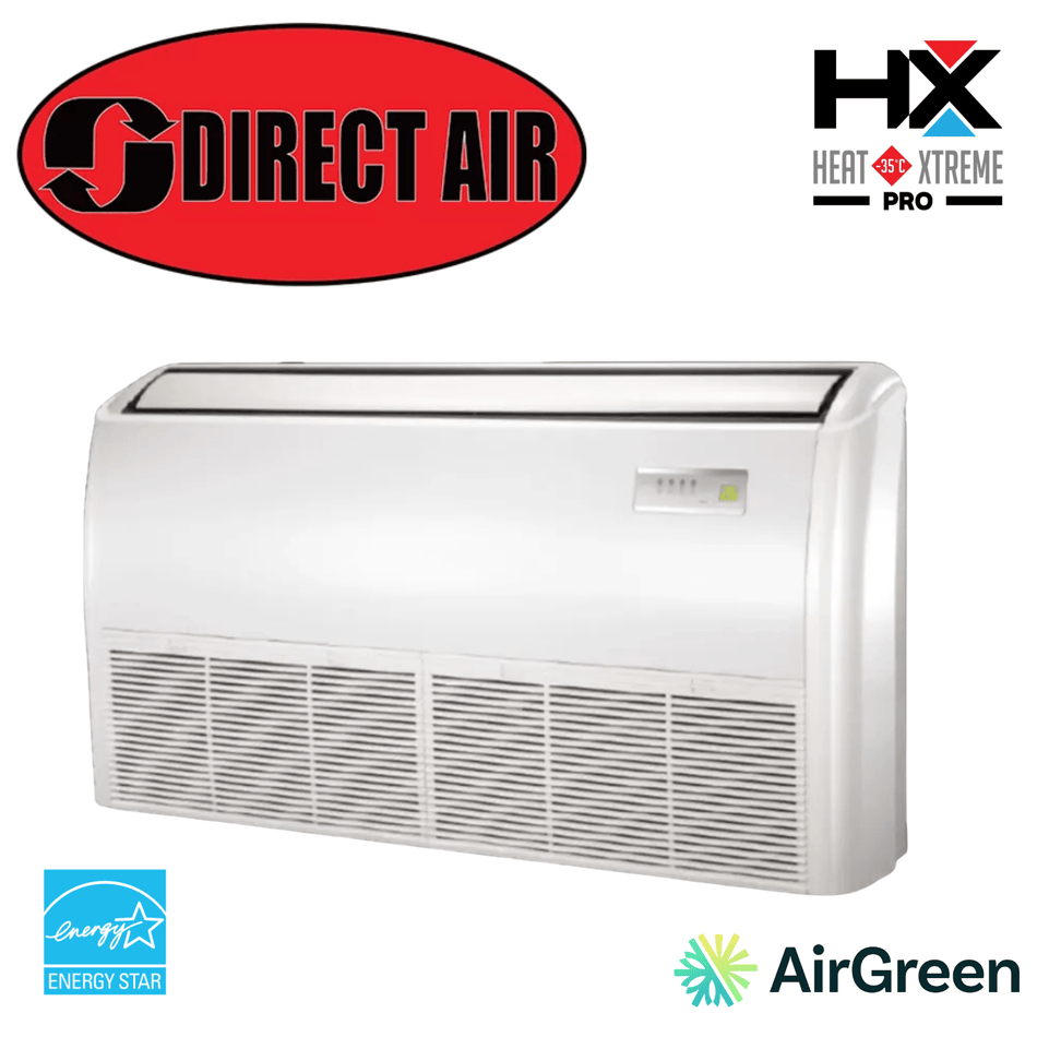 DIRECT AIR : Unité Plancher-Plafond Heat Xtreme Pro (-35 °C) R410a | 18 000 BTU